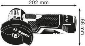 akumuliatorius bosch 12v - Akumuliatorinis kampinis šlifuoklis Bosch GWS 12V-76 V-EC; 12 V; (be akumuliatoriaus ir pakrovėjo) - 3 nuotrauka