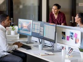 ips monitorius qhd - HP E27q G4 - 6 nuotrauka