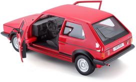 zaislines masineles volkswagen - Bburago Car Volkswagen Golf Mk1 GTI 1979 1:24 - 3 nuotrauka