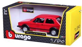 zaislines masineles volkswagen - Bburago Car Volkswagen Golf Mk1 GTI 1979 1:24 - 4 nuotrauka