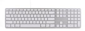 mac klaviatura - Matias Wired Aluminum Keyboard for Mac UK Silver (Sidabrinė) - 1 nuotrauka