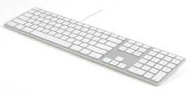 mac klaviatura - Matias Wired Aluminum Keyboard for Mac UK Silver (Sidabrinė) - 2 nuotrauka