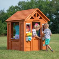 nameliai vaikams - Medinis žaidimų nemelis Backyard Discovery Timberlake Playhouse - 3 nuotrauka
