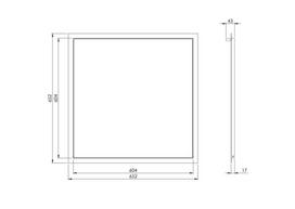 revizines dureles gipskartonis - Europlast RLR6060, 606 mm x 606 mm - 2 nuotrauka