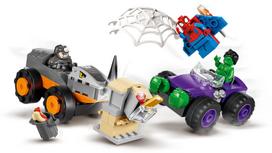 halkas - LEGO Marvel Halko susirėmimas su raganosio sunkvežimiu 10782 - 2 nuotrauka