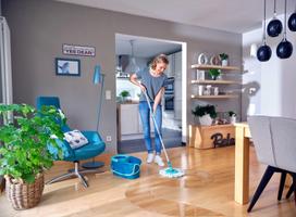 sluota grindims plauti - Clean Twist Mop Ergo Leifheit - 5 nuotrauka