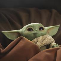 yoda - Star Wars - The Mandalorian - The Child Talking Plush (F1115) - 4 nuotrauka