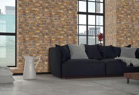 plyteliu forma - Plytelės Stone Master Sol Brick Brown/Yellow 24.5x7cm - 4 nuotrauka