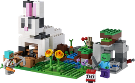 minecraft konstruktoriai - LEGO Minecraft Triušių ūkis 21181 - 3 nuotrauka