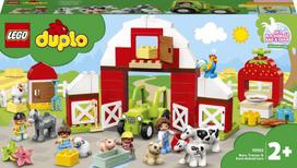 lego car - LEGO DUPLO Town Barn, Tractor, Farm Animal Care, 10952 - 1 nuotrauka