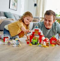 lego car - LEGO DUPLO Town Barn, Tractor, Farm Animal Care, 10952 - 5 nuotrauka