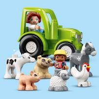 lego car - LEGO DUPLO Town Barn, Tractor, Farm Animal Care, 10952 - 7 nuotrauka