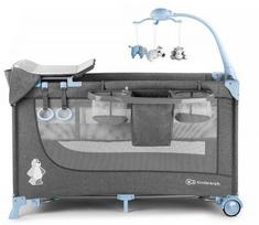 maniezas - KINDERKRAFT kelioninė lovelė su aksesuarais Joy Blue - 5 nuotrauka