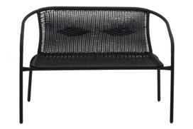 lauko suoliukai - Suoliukas 4Living Venetsia Black, 600x1130x750 mm - 2 nuotrauka