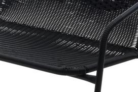 lauko suoliukai - Suoliukas 4Living Venetsia Black, 600x1130x750 mm - 3 nuotrauka