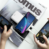 wireless charger baseus - Baseus M36 Wireless 10000mAh White (Baltas) - 9 nuotrauka