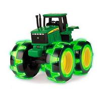 traktor rat - JOHN DEERE traktorius su šviečiančiais ratais Monster, 46434 - 1 nuotrauka