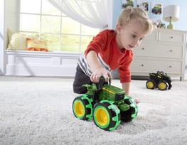 traktor rat - JOHN DEERE traktorius su šviečiančiais ratais Monster, 46434 - 3 nuotrauka