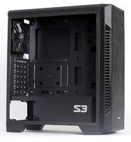 zalman korpusas - Zalman Case S3 Black (Juodas) - 3 nuotrauka