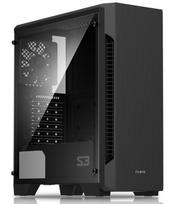zalman korpusas - Zalman Case S3 Black (Juodas) - 7 nuotrauka