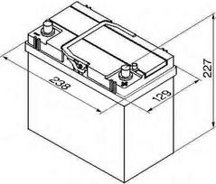 45ah akumuliatorius - Bosch Modern Standart S4 023 Battery - 2 nuotrauka