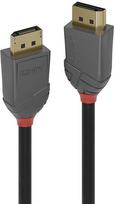 display port laidas - Lindy DisplayPort Kabelis Anthra Line 5m - 2 nuotrauka