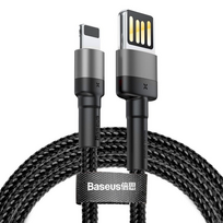 Baseus Cafule USB (reversible) to Lightning 2.4A, 1m Gray-Black