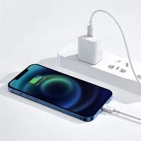 usb lightning laidas baseus - Baseus CATLYS-A02 Superior Series 20W USB-C - Lightning White - 7 nuotrauka