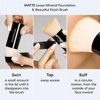 bare minerals - Biri pudra BareMinerals Matte Golden Beige, 6 g - 6 nuotrauka