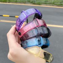 mi band 5 - Dirželis Hurtel Xiaomi Mi Band 6/5, geltona - 5 nuotrauka
