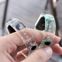 mi band 5 - Dirželis Hurtel Xiaomi Mi Band 6/5, geltona - 6 nuotrauka