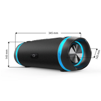 bass koloneles bluetooth - Manta SPK240  (mėlyna/juoda) - 8 nuotrauka