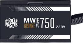 750 w maitinimo blokas - Cooler Master MWE 750 Bronze MPE-7501-ACABW-BEU 750 W - 9 nuotrauka