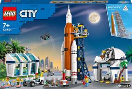 lego vaikams - LEGO City Raketų paleidimo centras 60351 - 1 nuotrauka
