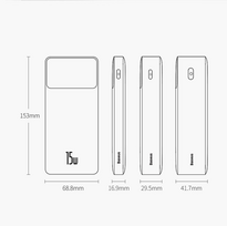 baseus 30000 - Baseus Bipow, 30000 mAh (balta) - 11 nuotrauka