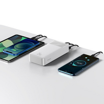 baseus 30000 - Baseus Bipow, 30000 mAh (balta) - 14 nuotrauka
