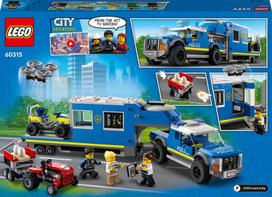 policijos - LEGO City Police Mobiliosios policijos vadavietės sunkvežimis 60315  - 3 nuotrauka