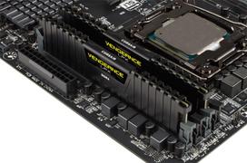 ddr4 corsair vengeance - CORSAIR DDR4 3600MHz 32GB 2x16GB DIMM Unbuffered 18-22-22-42 Vengeance LPX Juodas Heat spreader 1.35V XMP 2.0 - 5 nuotrauka