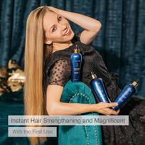 t lab professional sampunas - Šampūnas plaukų stiprinimui T-Lab Professional SAPPHIRE ENERGY DUO 300 ml - 2 nuotrauka