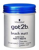Schwarzkopf got2b Beach Boy Matt Paste plaukų formavimo pasta 100 ml.