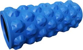 masazinis rolleris - SportVida EVA Exercise And Massage Foam Roller 33x14cm Blue - 3 nuotrauka