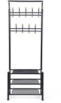 batu lentyna metaline - Songmics Clothes Rack Black 68.8x35.2x187cm - 2 nuotrauka