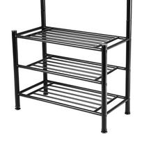 batu lentyna metaline - Songmics Clothes Rack Black 68.8x35.2x187cm - 4 nuotrauka