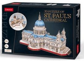 3D dėlionė Cubicfun St Paul's Cathedral, 643 dalių