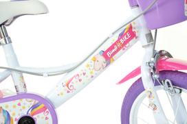 vaikiski dviracius - Bimbo Bike 77324 16" White Violet - 2 nuotrauka