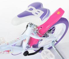 vaikiski dviracius - Bimbo Bike 77324 16" White Violet - 3 nuotrauka