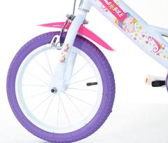 vaikiski dviracius - Bimbo Bike 77324 16" White Violet - 6 nuotrauka