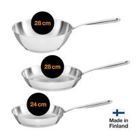 fiskars frying pan 28 cm keptuve - Fiskars Stegepande Pan 28 cm - 7 nuotrauka