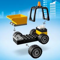 lego city sunkvezimis - LEGO City kelio darbų traktorius 60284 - 3 nuotrauka