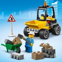 lego city sunkvezimis - LEGO City kelio darbų traktorius 60284 - 4 nuotrauka